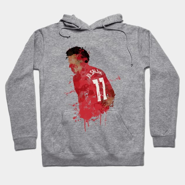 Mo Salah - Liverpool Hero Hoodie by FootballArcade